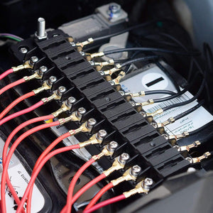 Automotive Blade Block Holder Fuse Box Holder 12 Way DC32V Holder for Car Truck Vehicle Marine Boat