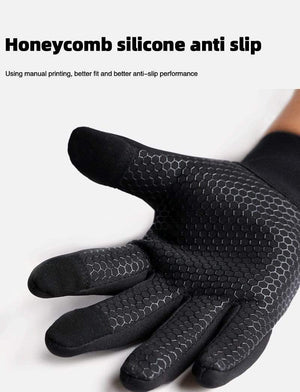 Planet Gates Autumn And Winter Outdoor Sports Men And Women Waterproof Windproof Warm Gloves Riding Touch Screen Zipper Ski Full Finger Glove