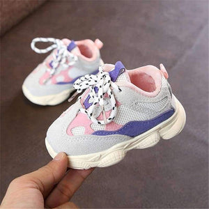 Planet Gates Autumn Baby Girl Boy Toddler Shoes Infant Casual Running Shoes Soft Bottom Comfortable Stitching Color Children Sneaker