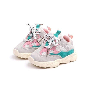 Planet Gates Autumn Baby Girl Boy Toddler Shoes Infant Casual Running Shoes Soft Bottom Comfortable Stitching Color Children Sneaker