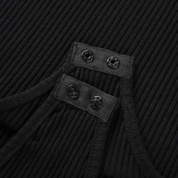 Planet Gates Autumn Black Long Sleeve Bodysuit Winter 2018 Elegant Turtleneck Body Femme Sexy Strapless Hollow Out Bodycon Bodysuits