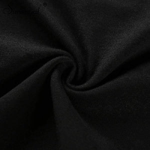 Planet Gates Autumn crop top long sleeve female t-shirt cotton slim sexy black fashion women's t-shirts 2018 soild basic tops tees