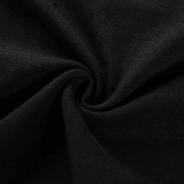 Planet Gates Autumn crop top long sleeve female t-shirt cotton slim sexy black fashion women's t-shirts 2018 soild basic tops tees