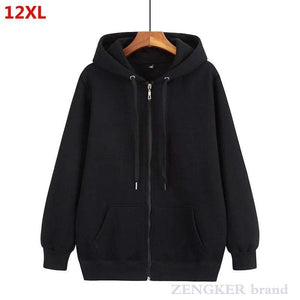 Planet Gates Autumn men's zipper cardigan plus size hoodie men's jacket cardigan oversized mens hoodies sweatshirt men 9XL 10XL 8XL