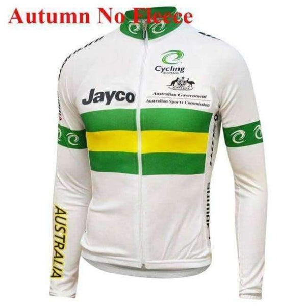 Planet Gates autumn style 1 / S AUSTRALIAN Outdoor Sports Cycling Jersey Spring Summer Bike Bicycle Long Sleeves MTB Clothing Shirts Wear Bike Jersey