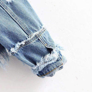 Planet Gates Autumn Winter denim jacket women long sleeve lambswool jean jackets with buttons basic coat streetwear  902133