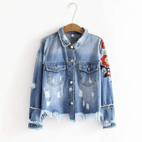 Planet Gates Autumn Winter denim jacket women long sleeve lambswool jean jackets with buttons basic coat streetwear  902133