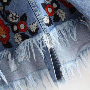 Planet Gates Autumn Winter denim jacket women long sleeve lambswool jean jackets with buttons basic coat streetwear  902133