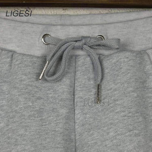 Planet Gates Autumn Winter Women Cotton Tracksuit 2 Piece Set Clothing Solid Sportswear Suit Woman Irregular Hoodies Set Costumes