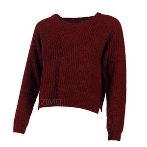 Planet Gates Autumn winter women sweaters  pullovers korean style long sleeve casual crop sweater slim solid knitted jumpers sweter mujer