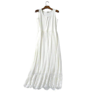 Planet Gates Autumn women one slips hot black white full slips lady intimates perspective lace dress