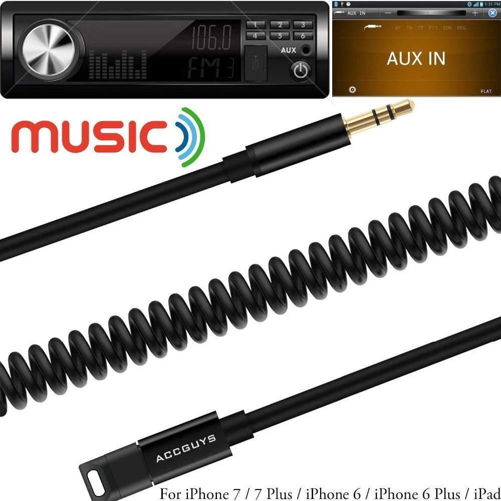 Planet Gates Aux Cord Cable for Car for iPhone8/7 Plus/iPhone X XS IOS to 3.5mm Headphone Jack Audio Cable Adapter iOS 11