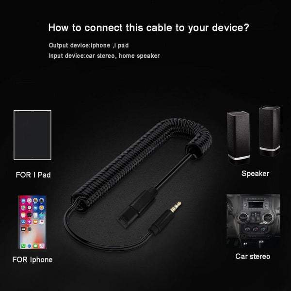 Planet Gates Aux Cord Cable for Car for iPhone8/7 Plus/iPhone X XS IOS to 3.5mm Headphone Jack Audio Cable Adapter iOS 11