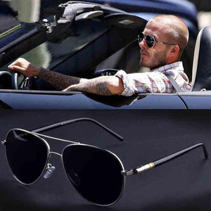 Planet Gates Aviation Metal Frame Quality Oversized Spring Leg Alloy Men Sunglasses Polarized Brand Design Pilot Male Sun Glasses Driving