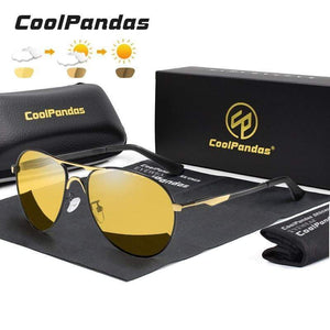 Planet Gates Aviation Photochromic Sunglasses Polarized Men Day Night Vision Driving Sun Glasses Male gafas de sol