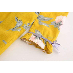 Planet Gates AZ1061 Yellow / 3T Girls Dress Autumn Winter Brand Girl Clothes Plaid Fur Ball Bow New Design Baby Girls Dress Girls Casual Dresses Kids