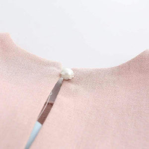 Planet Gates AZ325 pink / 2T Sweet Princess Dress Baby Kids Girls Clothing Wedding Party Dresses Children Clothing Pink Applique