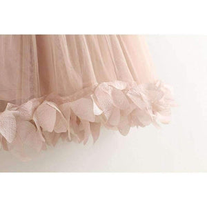 Planet Gates AZ325 pink / 2T Sweet Princess Dress Baby Kids Girls Clothing Wedding Party Dresses Children Clothing Pink Applique