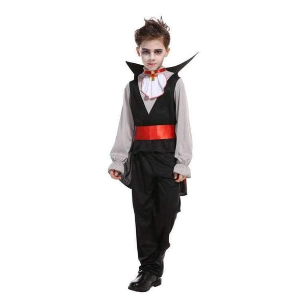 Planet Gates B 0036 / L Carnival Party Halloween Kids Children Count Dracula Gothic Vampire Costume Fantasia Prince Vampire Cosplay for Boy Boys