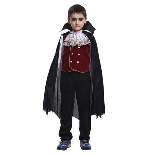 Planet Gates B 0038 / L Carnival Party Halloween Kids Children Count Dracula Gothic Vampire Costume Fantasia Prince Vampire Cosplay for Boy Boys