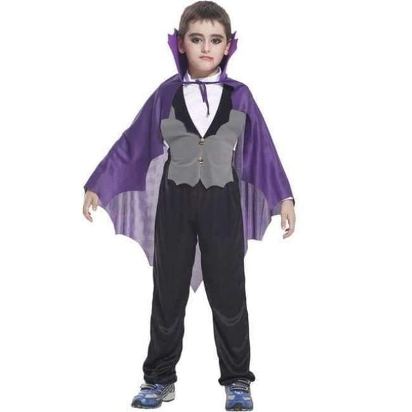 Planet Gates B 0051 / L Carnival Party Halloween Kids Children Count Dracula Gothic Vampire Costume Fantasia Prince Vampire Cosplay for Boy Boys