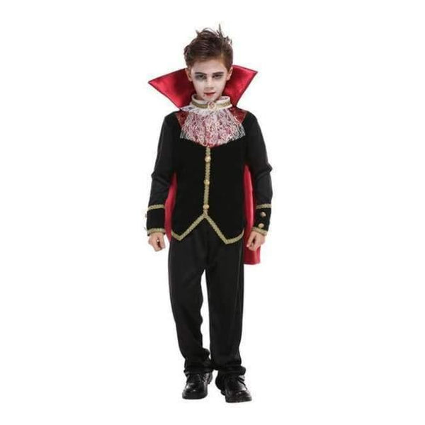 Planet Gates B 0153 / L Carnival Party Halloween Kids Children Count Dracula Gothic Vampire Costume Fantasia Prince Vampire Cosplay for Boy Boys