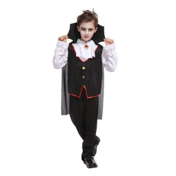 Planet Gates B 0161 / L Carnival Party Halloween Kids Children Count Dracula Gothic Vampire Costume Fantasia Prince Vampire Cosplay for Boy Boys
