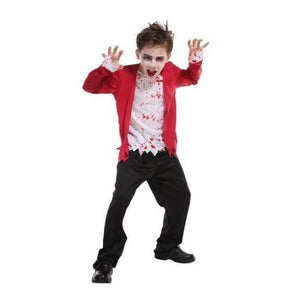 Planet Gates B 0165 / L Carnival Party Halloween Kids Children Count Dracula Gothic Vampire Costume Fantasia Prince Vampire Cosplay for Boy Boys