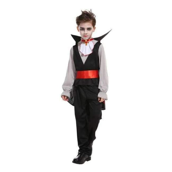 Planet Gates B 0167 / L Carnival Party Halloween Kids Children Count Dracula Gothic Vampire Costume Fantasia Prince Vampire Cosplay for Boy Boys