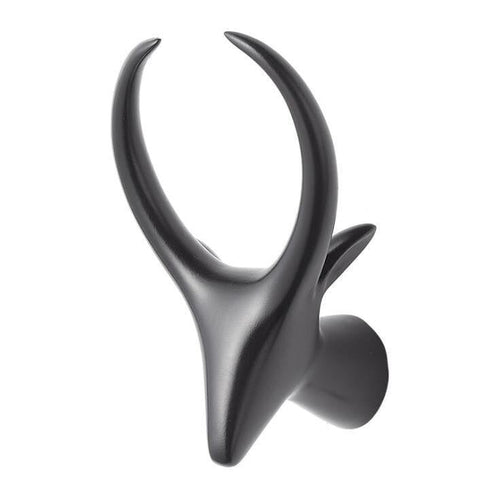 Modern European Style Creative Resin Animal Art Handmade Cloth Hook Keys Holder Door Knob Pull Clothes Hook