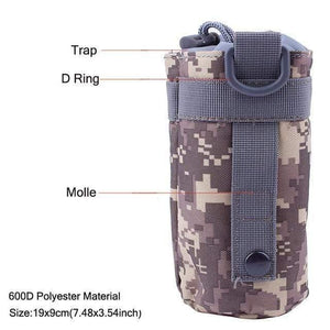 Planet Gates B-1 Water Bottle Pouch Tactical Army Water Bags Kettle Accessory Bags for Camping Hiking Travel Survival Kits Holder