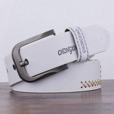 Designer Belt  Gifts For Men Car Cut Line Men's Pin Buckle Belt Retro Decorative Belt Harajuku Pants Punk Holographic