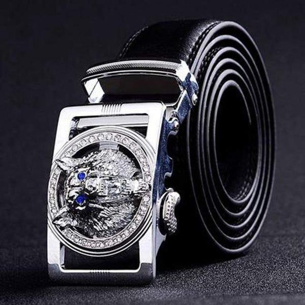 Planet Gates B / 110cm Designer belts men high quality belt gold Wolf Head buckle Girdle 130cm casual waist strap cowboys jeans