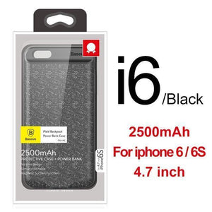 Planet Gates B 2500 For iPhone 6 / China Baseus 5000/7300mAh Battery Case For iPhone 6 Plus 6s Plus Power Bank Charging Case For iPhone 6 s 6s Battery Charger Case Cover