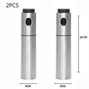 Stainless Steel Olive Oil Spray Bottle Oil Vinegar Spray Bottles Water Pump Gravy Boats Grill BBQ Sprayer BBQ Kitchen Tools