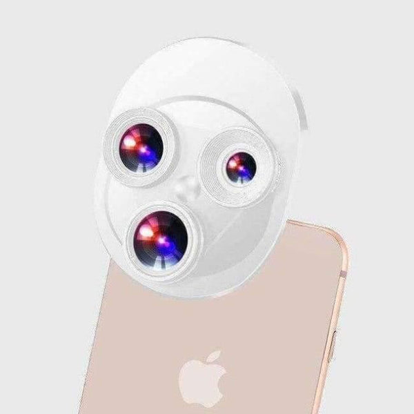 Planet Gates B 360 Rotation Phone Lens Wide Angle + Macro + Fisheye 3 in 1 Camera for Smartphone iPhone Samsung Huawei Xiaomi Mobile