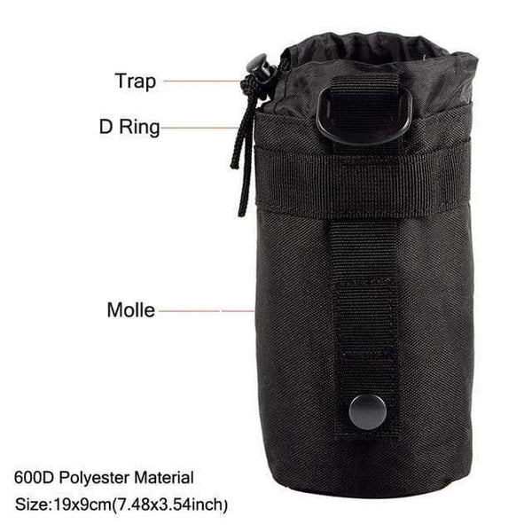 Planet Gates B-4 Water Bottle Pouch Tactical Army Water Bags Kettle Accessory Bags for Camping Hiking Travel Survival Kits Holder
