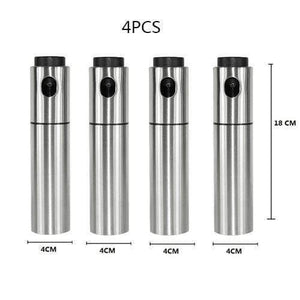 Stainless Steel Olive Oil Spray Bottle Oil Vinegar Spray Bottles Water Pump Gravy Boats Grill BBQ Sprayer BBQ Kitchen Tools