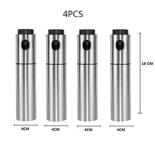 Stainless Steel Olive Oil Spray Bottle Oil Vinegar Spray Bottles Water Pump Gravy Boats Grill BBQ Sprayer BBQ Kitchen Tools