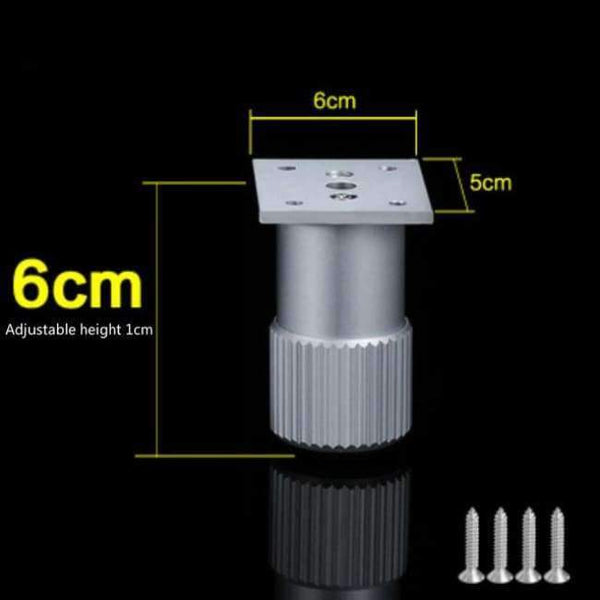 Planet Gates B  4pcs per lot Thick Aluminum Alloy Table Leg Cupboard Sofa Increase Foot Adjustable Multifunction Support Foot Furniture Accessories 4Pcs/lot