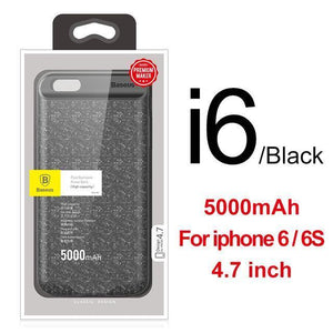 Planet Gates B 5000 For iPhone 6 / China Baseus 5000/7300mAh Battery Case For iPhone 6 Plus 6s Plus Power Bank Charging Case For iPhone 6 s 6s Battery Charger Case Cover