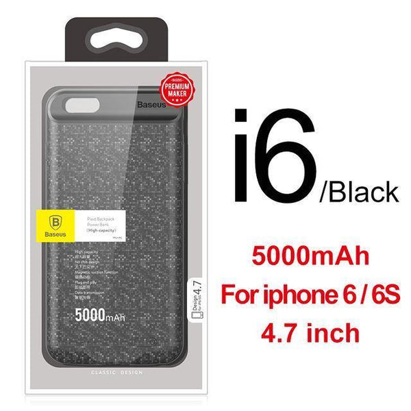 Planet Gates B 5000 For iPhone 6 / China Baseus 5000/7300mAh Battery Case For iPhone 6 Plus 6s Plus Power Bank Charging Case For iPhone 6 s 6s Battery Charger Case Cover