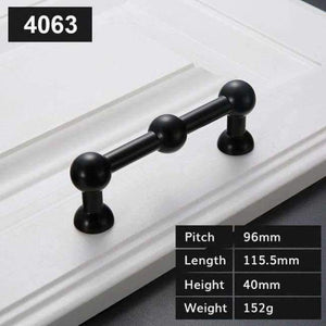 Planet Gates B 5pcs Modern Black Door Handles Elegant Drawer Pulls Door Knob Kitchen Cabinet Handles and Knobs Furniture Handle Hardware