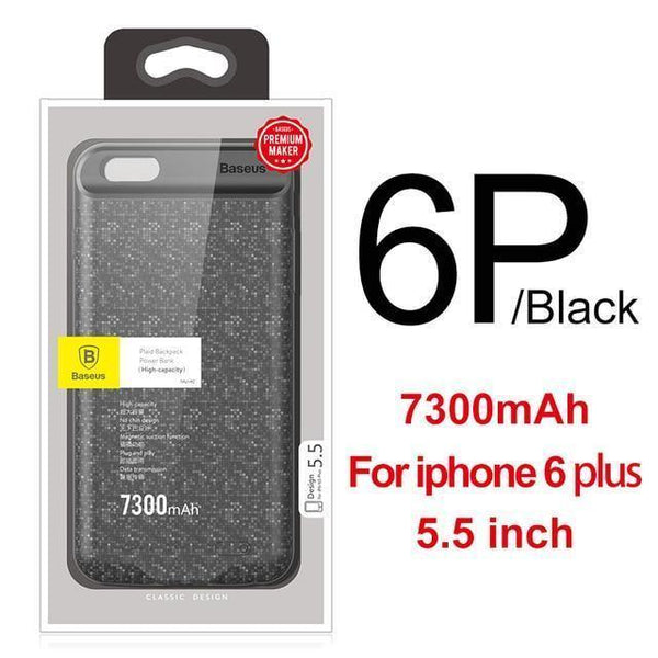 Planet Gates B 7300 For I6 Plus / China Baseus 5000/7300mAh Battery Case For iPhone 6 Plus 6s Plus Power Bank Charging Case For iPhone 6 s 6s Battery Charger Case Cover