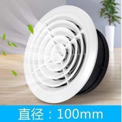 Adjustable round plastic air ventilation cover Fan Outlet Vent Extractor ceiling hole for kitchen bath air outlet fresh system