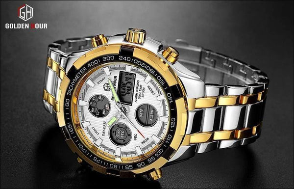 Planet Gates B B Men Watches Fashion Men Quartz Watch Date Week Display Wristwatch Analog Waterproof Male Clock Relogio