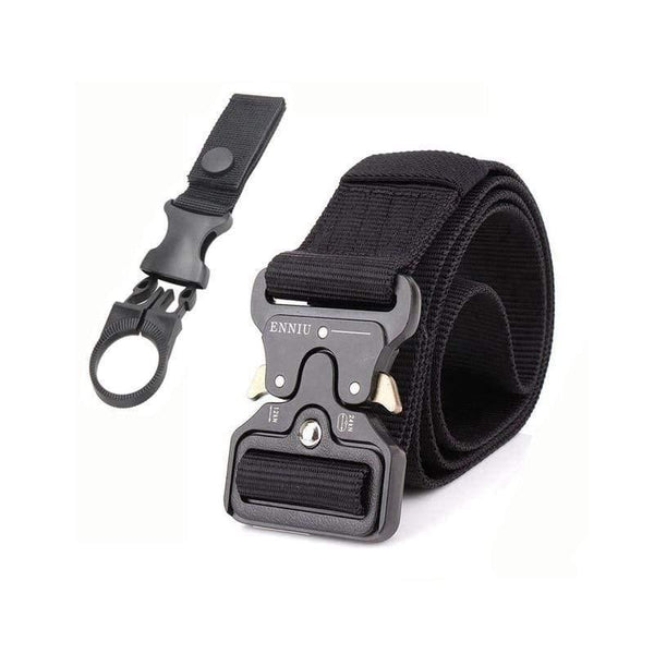 Nylon Tactical Belt Army Belt Men Outdoor Training Belts Black High Quality Easy Unlock Metal Military Buckle Belt