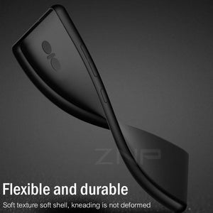 Planet Gates B / Black ZNP Matte Silicone Soft Phone Case For Xiaomi Redmi 4X Note 4 Global Version Ultra Thin TPU Full Cover For Redmi Note 4 4X Case
