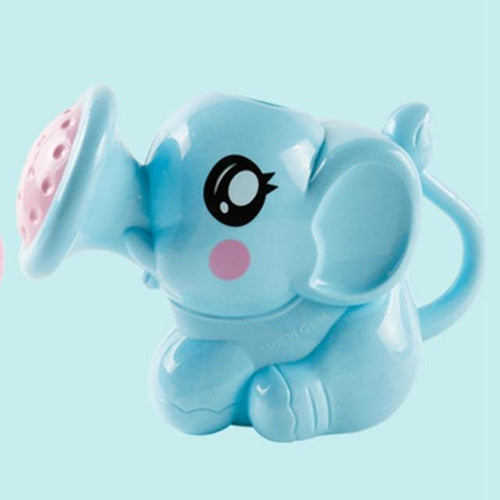 Planet Gates B blue Baby Bath Toys Lovely Plastic Elephant Shape Water Spray for Baby Shower Swimming Toys Kids Gift Storage Mesh Bag Baby Kids Toy