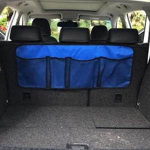 Planet Gates B Blue Car Rear Seat Back Storage Bag Multi Hanging Nets Pocket Trunk Bag Organizer Auto Stowing Tidying Interior Accessories Supplies